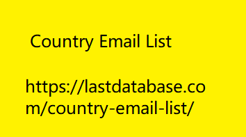 Country Email List