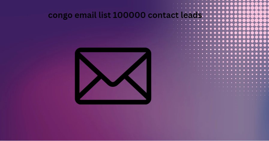 congo email list 100000 contact leads