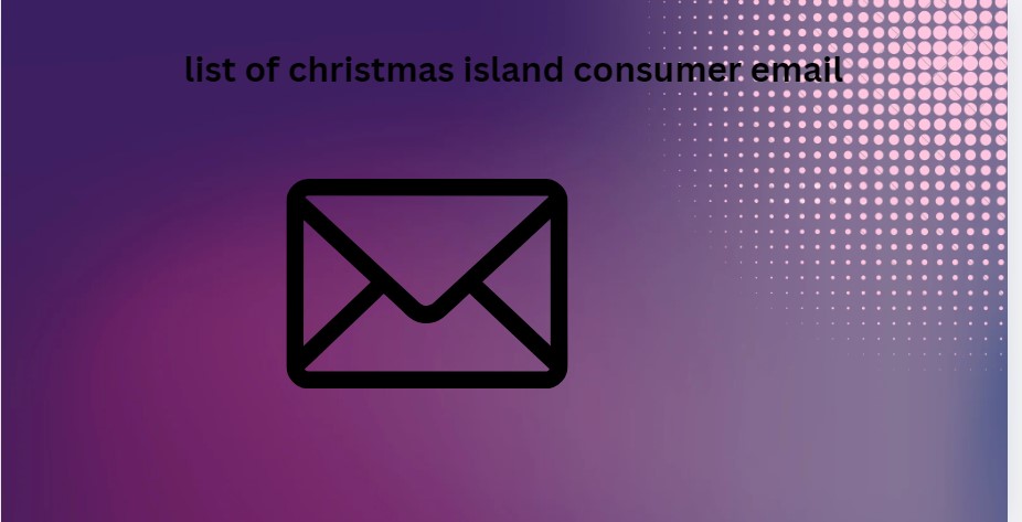 list of christmas island consumer email