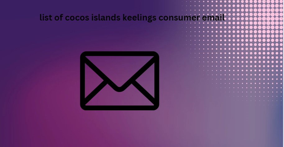 list of cocos islands keelings consumer email