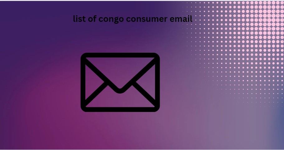 list of congo consumer email