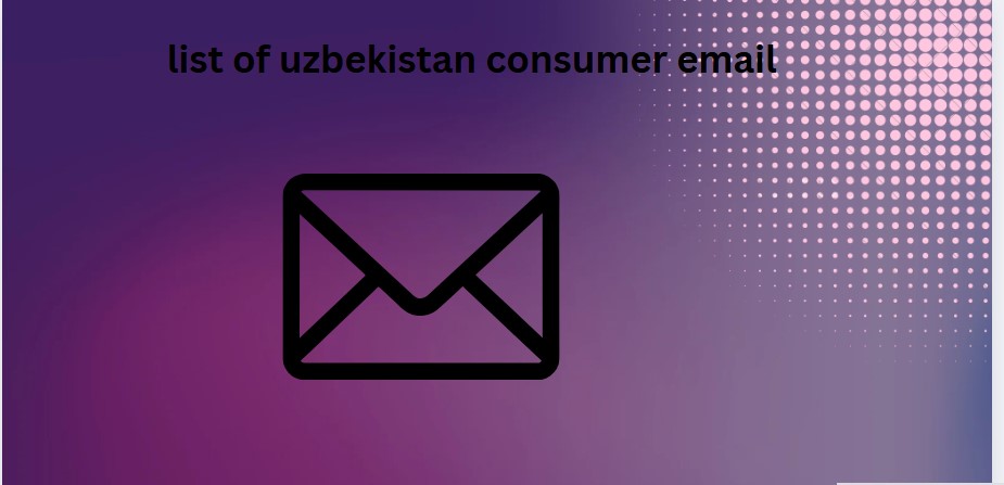 list of uzbekistan consumer email