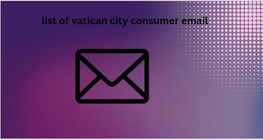 list of vatican city consumer email