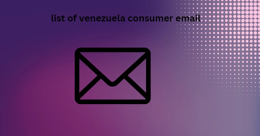 list of venezuela consumer email