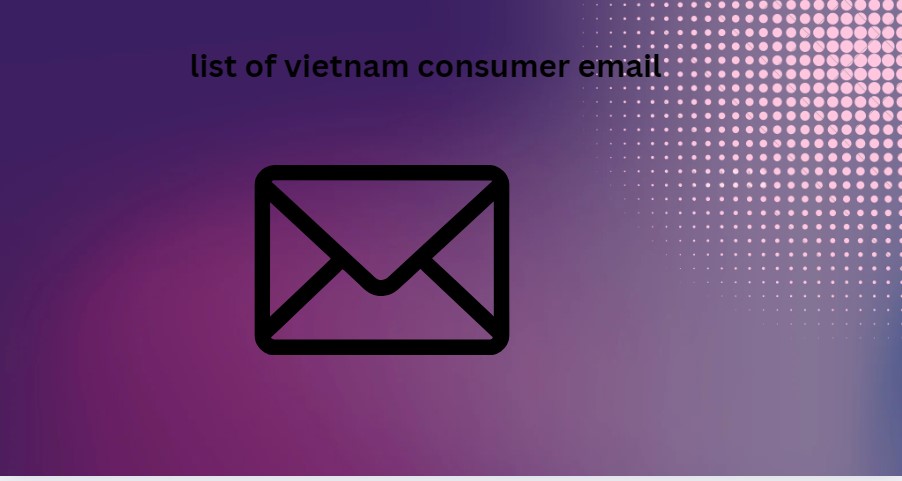 list of vietnam consumer email