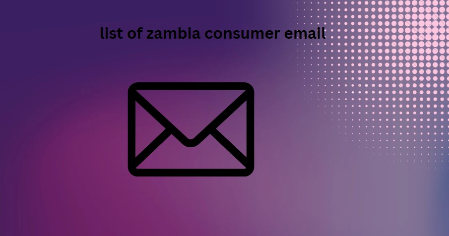 list of zambia consumer email